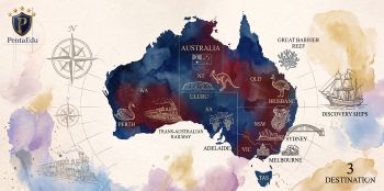 Australia Map - PentaEdu